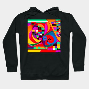 Abstract colourful design psychedelic Hoodie